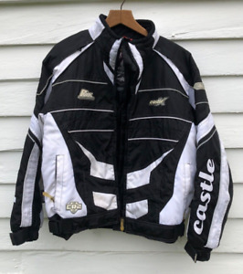 Castle X Racewear CR2 Women’s X-Large Rider Jacket Black & White