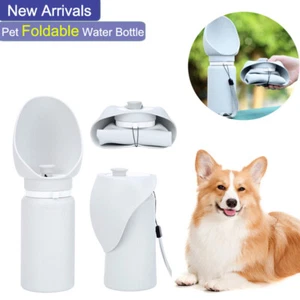 Folding Dog/Pet Water Bottle, 18.6oz (550ml) Travel Portable Water Bottle - Picture 1 of 18