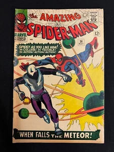 VINTAGE MARVEL COMICS AMAZING SPIDER-MAN # 36 COMIC BOOK 1ST APPEARANCE LOOTER - Picture 1 of 4
