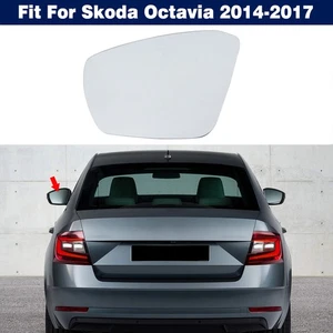 Espejo retrovisor izquierdo del lado del conductor vidrio térmico para Skoda Octavia 2014-2017 - Imagen 1 de 15