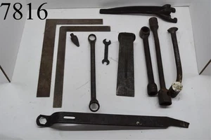 Lote de herramientas antiguas de colección cool hombre cueva coleccionable garaje llave antigua cuña - Imagen 1 de 10