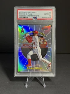 2018 Topps Bowman’s Best Shohei Ohtani 1998 Best Performers Refractor PSA 10 MLB - Picture 1 of 2