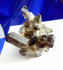 Raw Smoky Quartz Cluster Crystal Cluster, Brazil Qty 2 (sq0007 - sq0008) - Picture 1 of 2