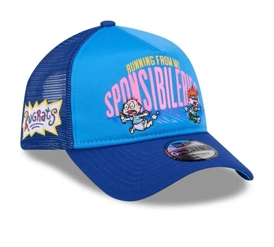 The Rugrats New Era ESPONSIBILERIES 9FORTY Tommy and Chuckie A Frame SnapBack - Image 1 of 4