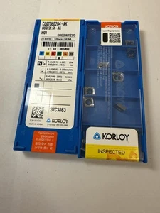 Korloy Hartmetalleinsätze CCGT060204-AK CCGT21.51-AK H01 Stck 10 - Bild 1 von 4