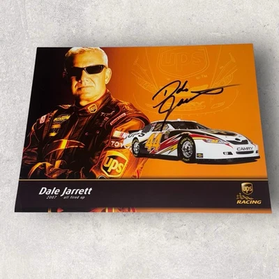 Dale Jarrett VINTAGE signed photo UPS #44 TOYOTA CAMRY RACING 2007 NEXTEL CUP - Image 1 of 2