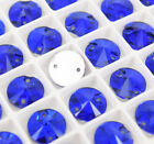 100 pièces bijoux strass à coudre en cristal dos plat à facettes rondes couleur verre