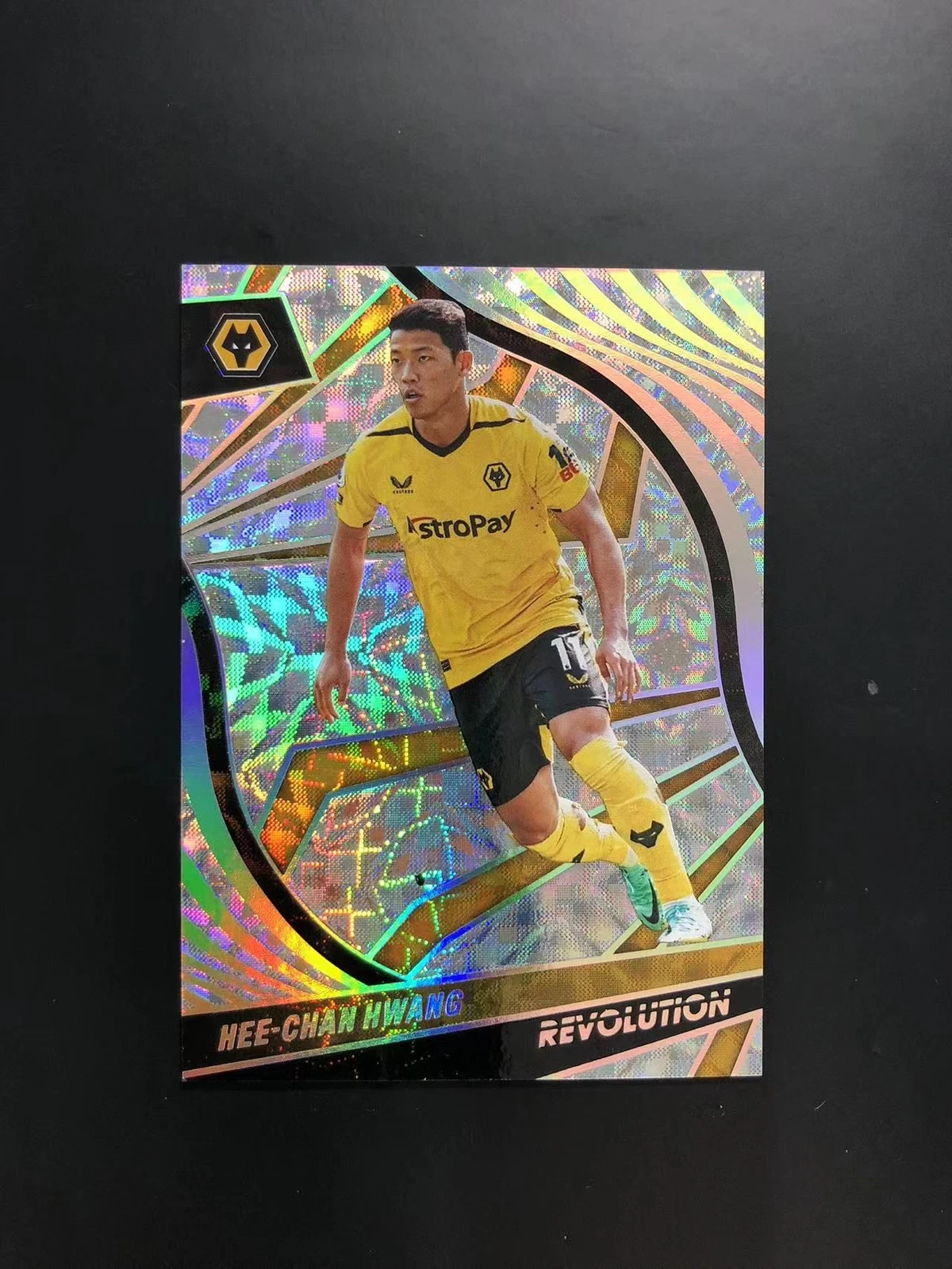 2022-23 Panini Revolution Hee-Chan Hwang Kaleido 9/15 Wolverampton South Korea