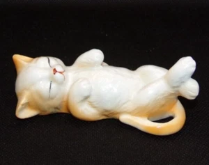 VTG Danbury Mint Cats of Character Bone China Sleeping Tired Tom Figurine KP21 - Bild 1 von 6