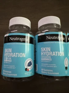 (2x) Neutrogena Skin Hydration Astaxanthin Gummies with Vitamin C Berry Extract - Picture 1 of 5