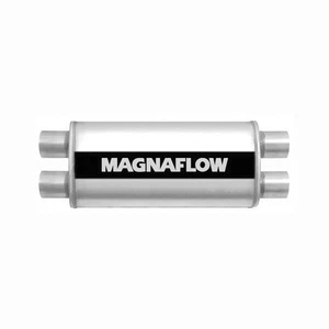Magnaflow (12469 ) Satin Stainless Steel 3" Dual Oval Muffler - Picture 1 of 1