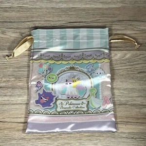 Pokemon kuji Dramatic Collection Espeon Umbreon Galar Ponyta drawstring bag 9" - Foto 1 di 2
