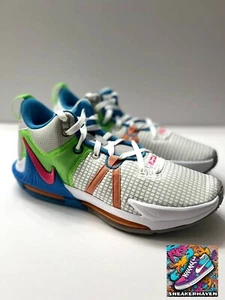 Size 11 - Nike LeBron Witness 7 Grey Fog Multi-Color - Picture 1 of 7