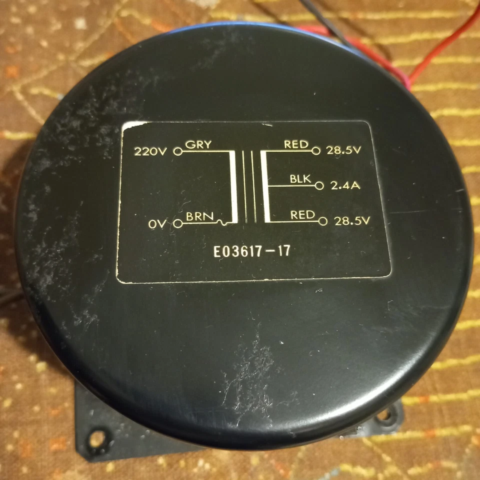 JVC E03617 toroidal transformer 220/28,5 V - for HIFI AMPLIFIERS - Immagine 1 di 4