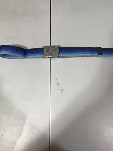 Cinturón para niños niñas hebilla ajustable azul sistema operativo nuevo (8-lgy-3) - Imagen 1 de 4
