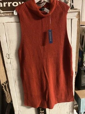 Pendleton Tunic Ribbed Sweater Dress Turtleneck Cashmere Blend Womens Size XL - Image 1 of 4