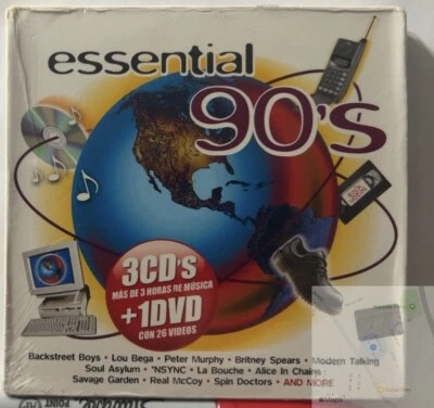 Mega Rare 3 Cds Dvd Set Esencial 90s Rick Astley La Bouche Dr Alban Soul Asylum - Image 1 of 2