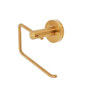 Toilettenrollenhalter aus gebürstetem Messing - Bild 1 von 1