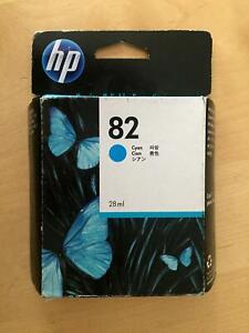 Genuine HP 82 Ink - 28ml CYAN CH566A / DESIGNJET 500 500PS 510 (INC VAT) BOXED