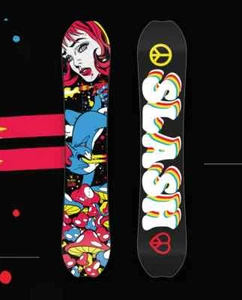 Slash by GiGi, Happy Place Snowboard - CamRock, Carbon Reinforced, Sintered Base - Picture 1 of 12