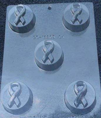 ДУМАЮ, РОЗОВАЯ ЛЕНТА ОСВЕДОМЛЕННОСТИ ПЕЧЕНЬЕ ЛЕНТА ДЛЯ ПРИЧИНЫ ШОКОЛАД КОНФЕТЫ ФОРМА WALK CK - Изображение 1 из 2