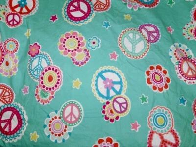 POTTERY BARN Teen Kids TWIN Duvet Cover Retro Boho - Image 1 of 4