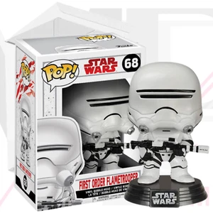 Star Wars Funko POP 68 First Order Flametrooper White Box Variant with Protector - Picture 1 of 12