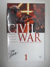 2007 Marvel Comics Civil War #1 Signed John Romita Dynamic Forces DF COA
