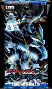 Kyurem Freeze Bolt Japanese BW6 1st Edition Booster Pack Sealed - 9.97g - Picture 1 of 2