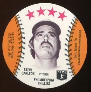 1976 Isaly's/Sweet William Disc - Steve Carlton Philadelphia Phillies - Picture 1 of 4