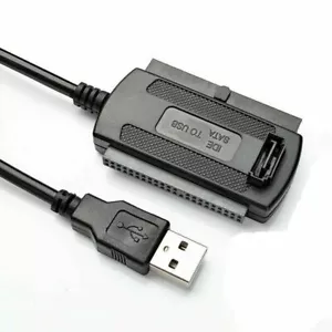 NEW USB to IDE 2.0 Adapter Converter Cable For 2.5 3.5 Drive Hard Sata HD - Picture 1 of 5