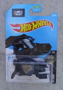 BATMAN Hot Wheels THE BAT 2/5 The Dark Knight Rises Aircraft Plane Vehicle Black - Picture 1 of 3