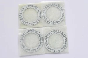 Genuine Rolex 1520 1570 Movement Date Disc Wheel White Open 6 Brand New Unused - Picture 1 of 3