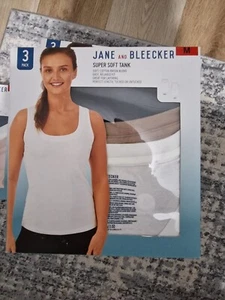 Ladies Jane&Bleecker 3 Pack set Super Soft Tank Top Relaxed Fit