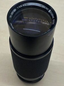 Vivitar 75-250mm PK F3.8-4.5 Pentax Lens Zoom Manual - Picture 1 of 8