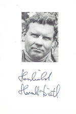 Harald Dietl Autogramm signed 10x15 cm Karteikarte mit Magazinbild