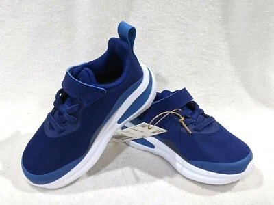 Tênis Adidas FortaRun EL I azul/branco infantil masculino - Tamanho 7K novo com etiquetas GY7607 - Imagem 1 de 4