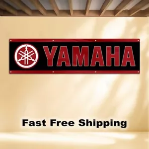 Yamaha 2'X8' BANNER FLAG - Foto 1 di 5