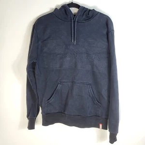 Hunter Original Herren marineblau geprägt Pullover Hoodie Größe M - Ladenmuster - Bild 1 von 12