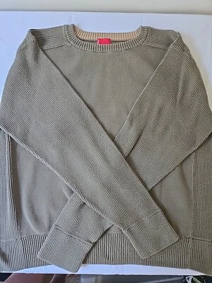 Suéter Levis Para Hombres Manga Larga Talla Mediana Verde Oliva Jersey Etiqueta Roja Foto 1 de 4