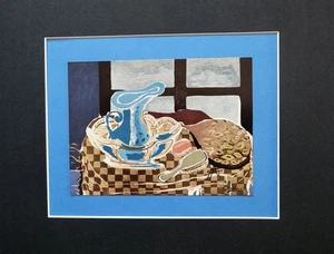 Georges Braque "The Blue Basin", (La Cuvette Bleue) mattierter Offsetdruck 1956 - Bild 1 von 3