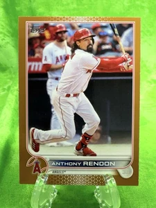 Anthony Rendon - /2022 Gold - 2022 Topps #620 Los Angeles Angels  - Picture 1 of 11