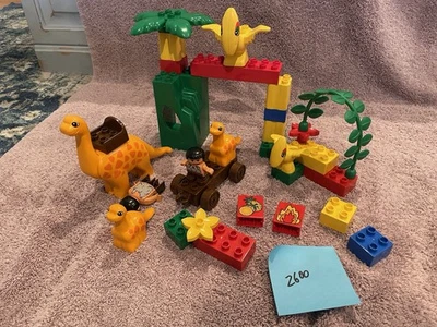 Lego Duplo Bronto Dinosaurios Set 2600 | Hombre de las Cavernas 1998 | Falta un par de piezas Foto 1 de 4