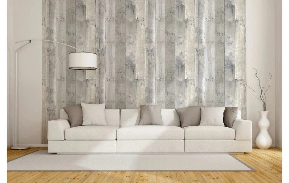 Threshold Peel & Stick Removable Wallpaper Reclaimed Wood Gray