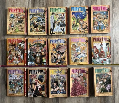 Fairy Tail Manga English Book Lot/Set By Hiro Mashima KC Tale - 🌟 EXCELLENT!!! - Image 1 of 4