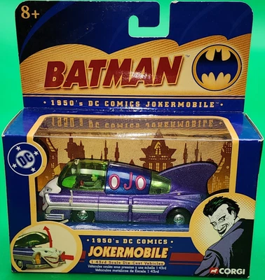 CORGI CLASSICS BATMAN JOKERMOBILE 1950'S DC COMICS CAR MODEL 77304 1:43 - Image 1 of 3