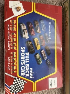 Vintage Die Cast Mini Pull Back Sports Cars And Classic Cars Lot - Picture 1 of 3
