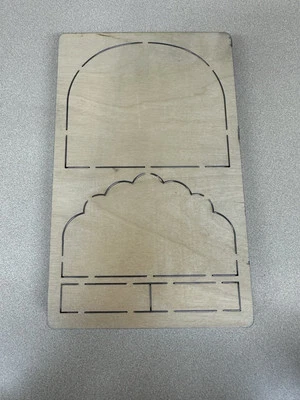 Troqueles educativos de madera Fox & Fawn 9x6 álbum de recortes Foto 1 de 4