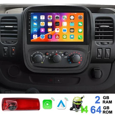 170° HD Rückfahrkamera Bremslicht Für Renault Opel Vivaro Fiat Talento Android14 - Bild 1 von 4