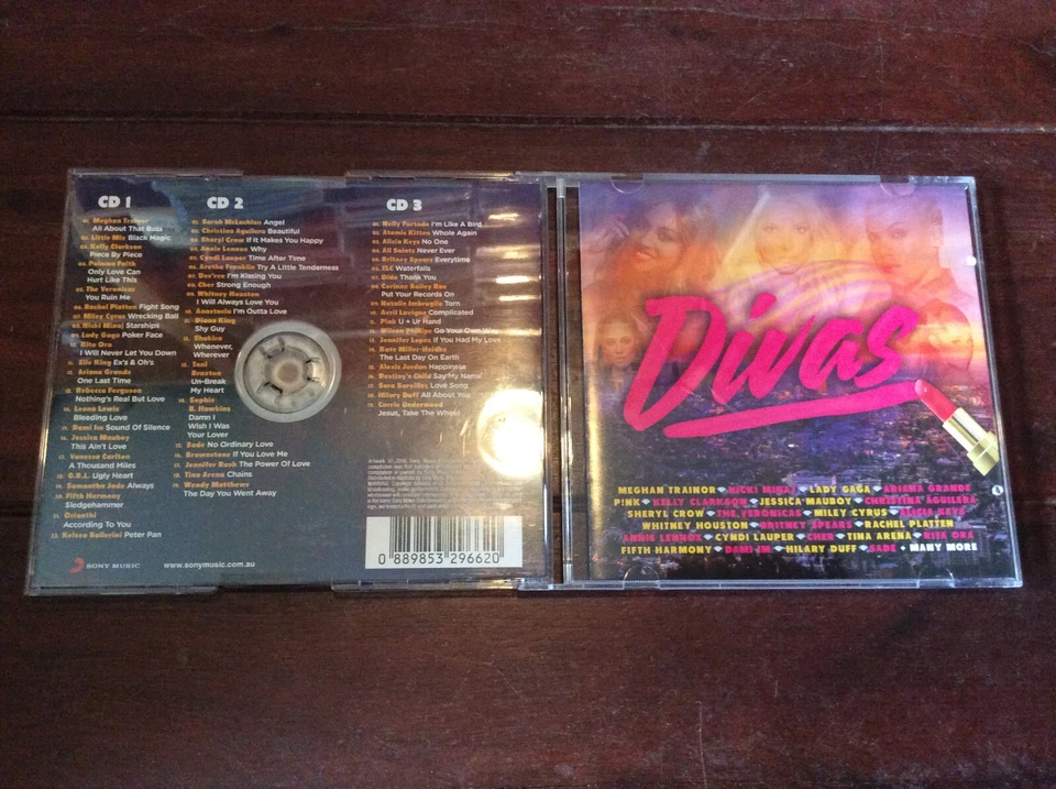 Divas [3 CD Album] Meghan Trainor Nicki Minaj LAdy Gaga Ariane Grande SADE Rita - Bild 1 von 1